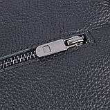 Тонка сумка для чоловіків через плече з натуральної шкіри Shvigel 22850 Чорна, фото 5