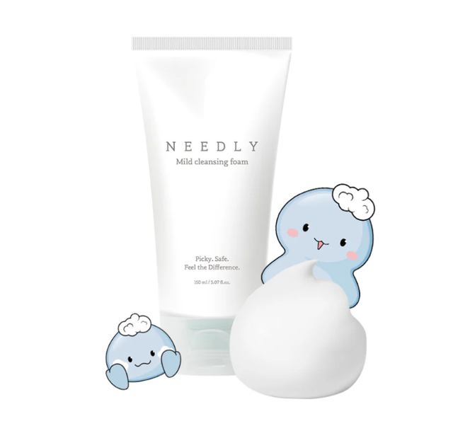 Очищаюча пінка із заспокійливим ефектом Needly Очищаюча пінка для жирної шкіри Needly Mild Cleansing Foam