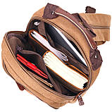 Зручний рюкзак з текстилю 21257 Vintage Коричневий, фото 7