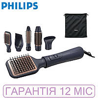 Фен щітка/гребінець Philips (Філіпс) Air Styler 5000 Series з іонізацією та насадками браш + концентратор