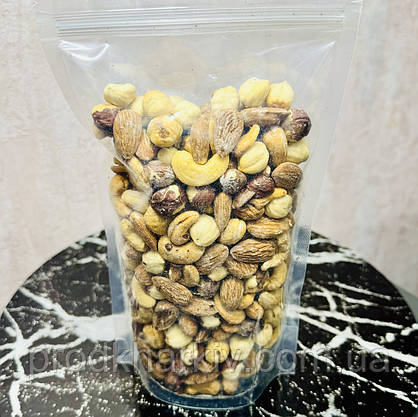 Мікс смажених солоних Горіхів Кешью Фундук Мигдаль, фото 2