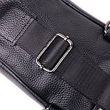 Невелика слінг сумка для чоловіків з натуральної шкіри Vintage sale_15105 Чорний, фото 6