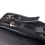Невелика слінг сумка для чоловіків з натуральної шкіри Vintage sale_15105 Чорний, фото 7