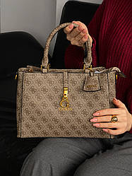 Сумка Guess James medium бежевий
