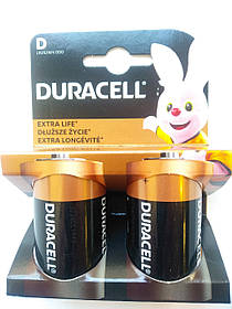 Батарейка LR20, D — Duracell Alkaline 2шт / blister