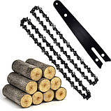 Шина та ланцюги для акумуляторної міні пилки Procraft S6 (2 ланцюги та 1 шина), фото 2