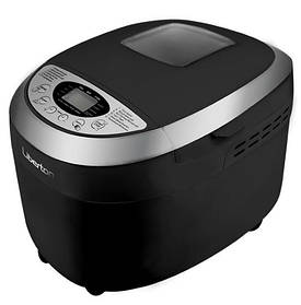 Хлібопіч Liberton електрична 850 Вт, 12 програм, чорний+срібло