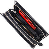 Оригінальна чоловіча барсетка на два відділення з натуральної зернистої шкіри CANPELLINI 21567 Чорна, фото 9