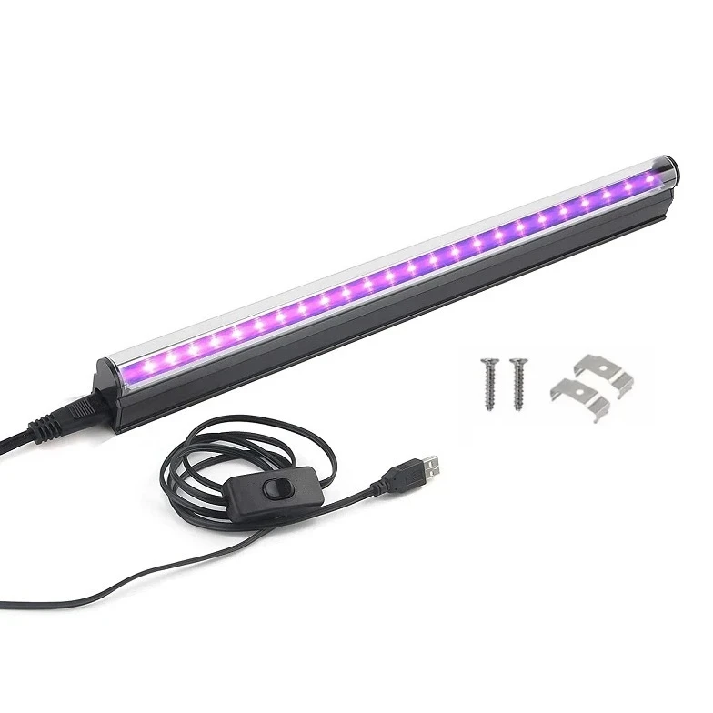 Лампа ультрафіолетова USB T5UV 6W світлодіодна 395nm