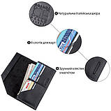 Шкіряний клатч унісекс на магніті GRANDE PELLE 11214 Чорний, фото 4