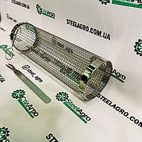 Клітка-барабан Kozak Grill для барбекю з вилкою, кругла, 30x9,3cm, фото 4