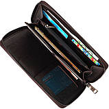 Цікавий чоловічий клатч з одним відділенням із натуральної шкіри BOND 22032 Коричневий, фото 4