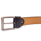 Ремінь з дірками чоловічий Vintage 20383 Чорний, фото 7