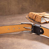 Ремінь з дірками чоловічий Vintage 20383 Чорний, фото 8