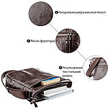 Мессенджер SHVIGEL 00795 Коричневий, фото 4