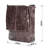 Сумка SHVIGEL 00796 шкіряна Коричнева, фото 4