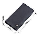 Чоловічий купюрник ST Leather 18370 (ST148) дуже зручний Синій, фото 3