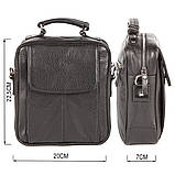 Сумка SHVIGEL 00875 з високоякісної шкіри Чорна, фото 3