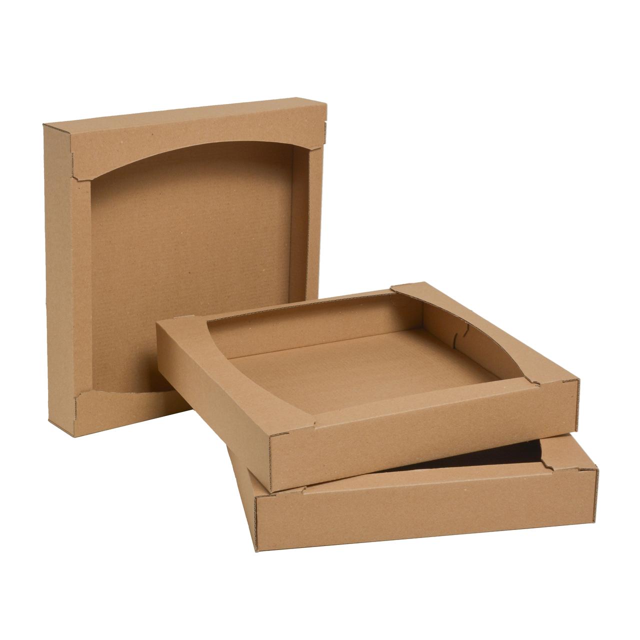 Кондитерські лотки 300х300х50 бурі, фото 1