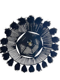 Люстри плетені