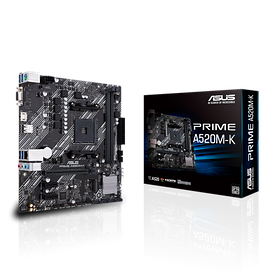 Материнська плата Asus A520M-K Prime Socket AM4 (PRIME A520M-K)