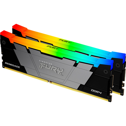 Оперативна пам'ять Kingston Fury 64GB (2x32GB) DDR4 3200MHz Renegade RGB (KF432C16RB2AK2/64), фото 1