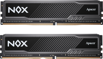 Оперативна пам'ять Apacer 16GB (2x8GB) DDR4 3200MHz NOX (AH4U16G32C28YMBAA-2), фото 1