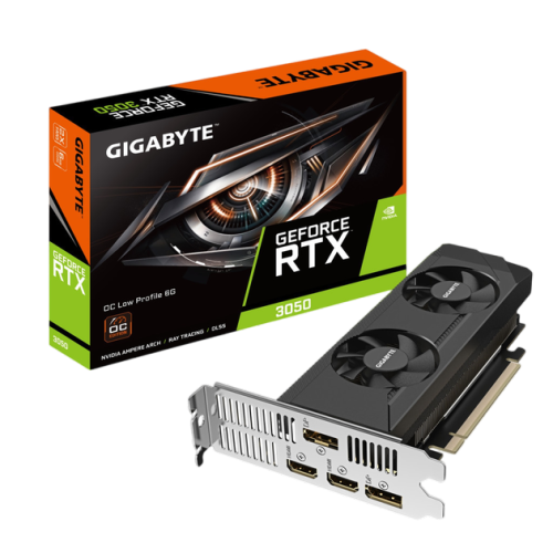 Відеокарта GeForce RTX 3050 6GB Gigabyte LP OC (GV-N3050OC-6GL)