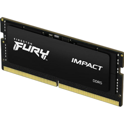 Оперативна пам'ять Kingston Fury 16GB SODIMM DDR5 6000MHz Impact Black (KF560S38IB-16), фото 1