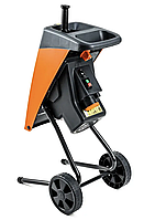 Якісний cадовий подрібнювач GTM DS2500/40, ножовий механізм (DS2500/40) : 2500 Вт, діаметр гілки 40 мм, ніж