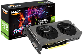 Відеокарта GeForce RTX 3050 8GB Inno3D Twin X2 (N30502-08D6-1711VA41)
