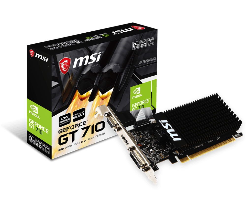 Відеокарта GeForce GT 710 2GB MSI 2GD3H LP (GT 710 2GD3H LP)