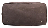 Дорожня сумка текстильна Vintage 20058 Коричнева, фото 5