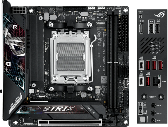 Материнcька плата Asus B850-I ROG Strix Gaming Wi-Fi Socket AM5 (ROG STRIX B850-I GAMING WIFI)