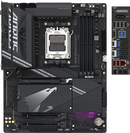 Материнська плата Gigabyte X870 Aorus Elite Wi-Fi 7 Socket AM5 (X870 A ELITE WIFI7), фото 1