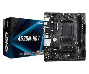 Материнська плата ASRock A520M-HDV Socket AM4 (A520M-HDV)