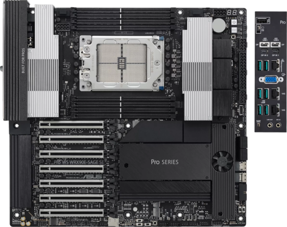 Материнcька плата Asus Pro WS WRX90E-SAGE SE Socket TR5 (PRO WS WRX90E-SAGE SE)