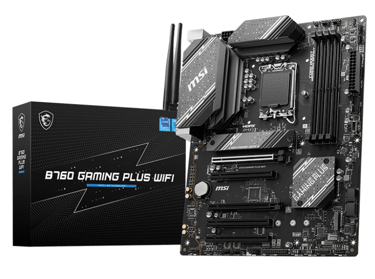 Материнська плата MSI B760 Gaming Plus Wi-Fi LGA 1700 (B760 GAMING PLUS WIFI)