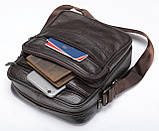 Мессенджер чоловічий шкіряний 20346 Vintage Коричневий, фото 7