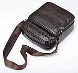 Мессенджер чоловічий шкіряний 20346 Vintage Коричневий, фото 9