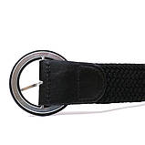 Жіночий текстильний ремінь Vintage 20821 Чорний, фото 6