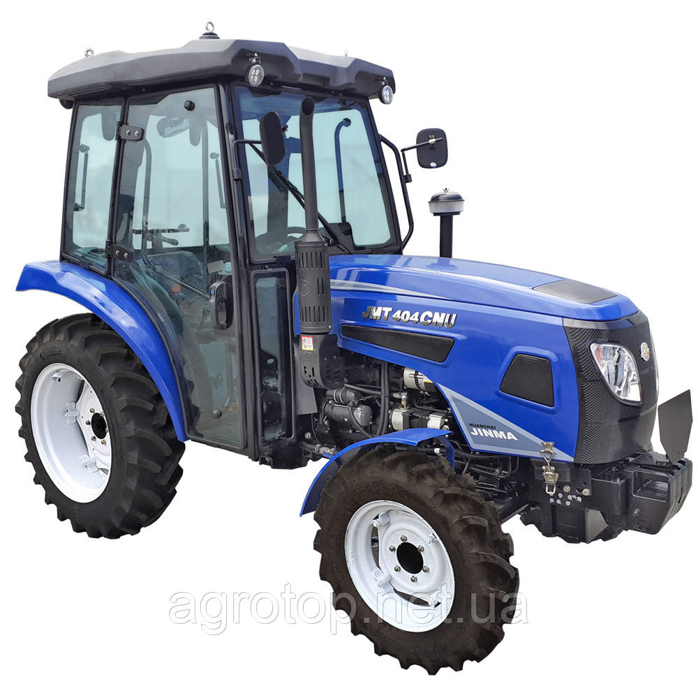 Трактор JINMA JMT404СN (4 цил., ГУР, КПП(16+4), 2х диск. зчеплення, новий капот, колеса 6.5-16/11.2-24)