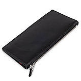 Оригінальне шкіряне портмоне унісекс GRANDE PELLE 11513 Чорний, фото 2