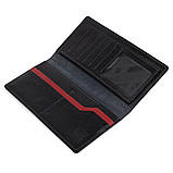 Оригінальне шкіряне портмоне унісекс GRANDE PELLE 11513 Чорний, фото 3