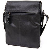 Сумка чоловіча почтальонка Vintage 20442 Чорна, фото 2