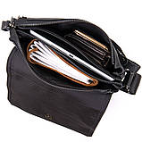 Сумка чоловіча почтальонка Vintage 20442 Чорна, фото 6