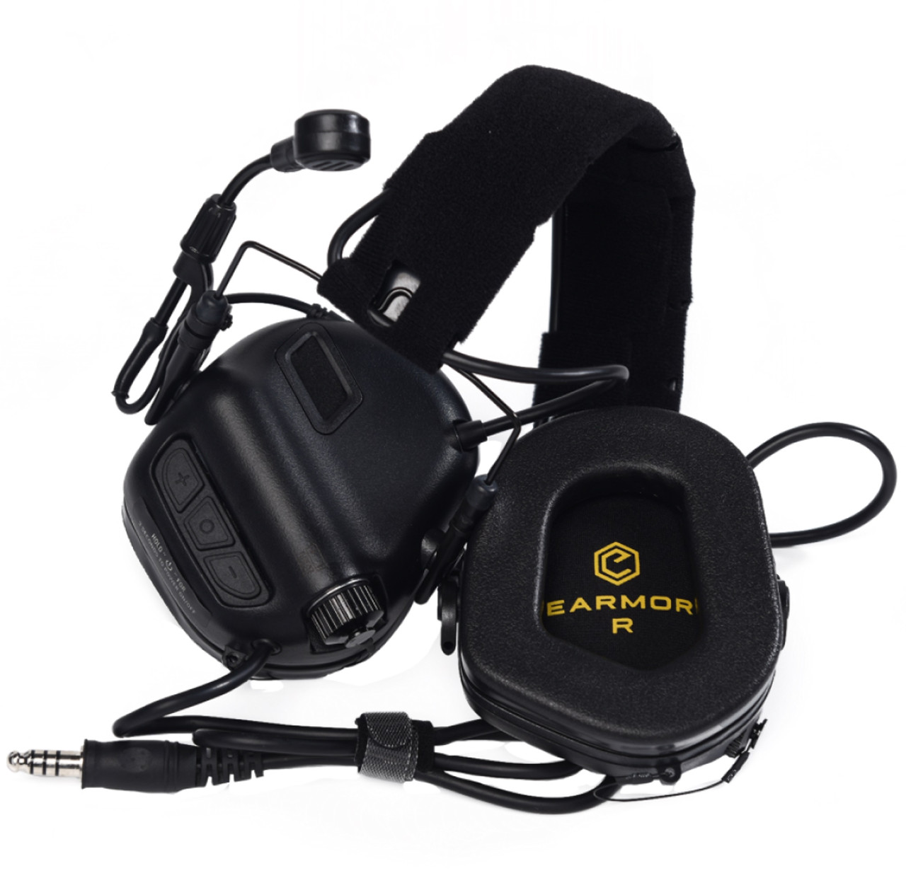 Навушники активні для військових Earmor M32X Mark 3 MilPro Black (вона версія), фото 1