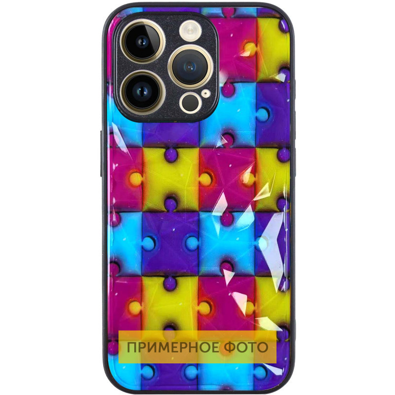 TPU+PC чохол Prisma Fluffie Full Camera для Xiaomi Redmi Note 14 5G з креативним принтом Puzzle