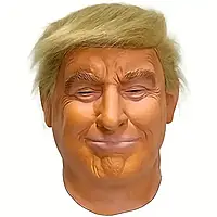 Маска гумова Дональд Трампа з волоссям