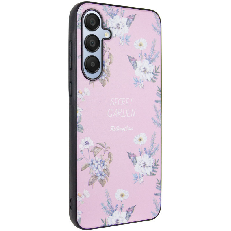 TPU+PC чохол Secret Garden для Samsung Galaxy A56 5G Pink